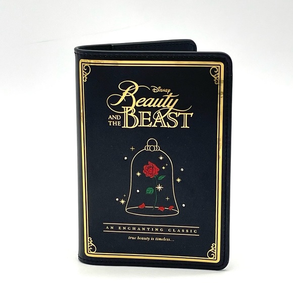 Kate Spade Disney New York Beauty And The Beast Passport Holder - Picture 1 of 4